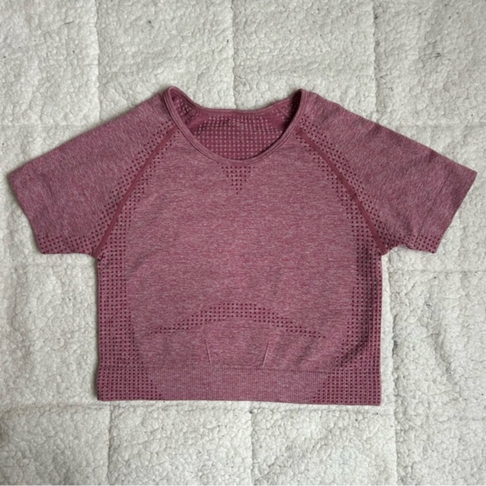 SHEIN Short Sleeve Tee - Mauve